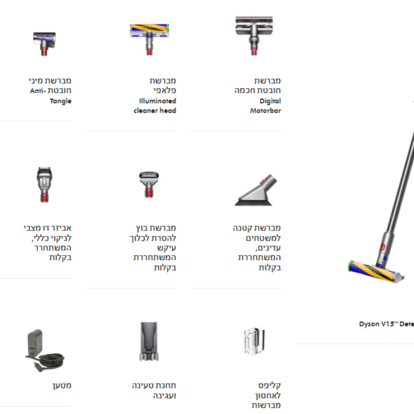 Dyson V15 detect absolute new SV47 דייסון